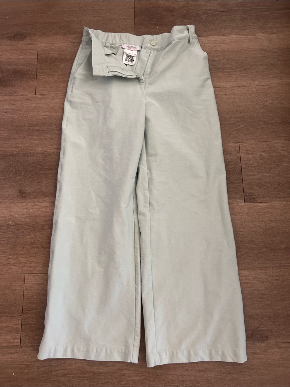 Max MaraLight Mint Wide Leg Pants
